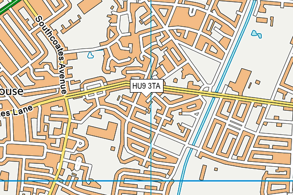 HU9 3TA map - OS VectorMap District (Ordnance Survey) HU9 3TA map - OS VectorMap District (Ordnance Survey)
