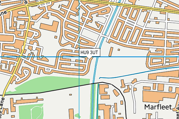HU9 3UT map - OS VectorMap District (Ordnance Survey) HU9 3UT map - OS VectorMap District (Ordnance Survey)