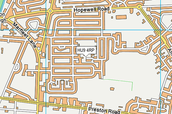 HU9 4RP map - OS VectorMap District (Ordnance Survey) HU9 4RP map - OS VectorMap District (Ordnance Survey)