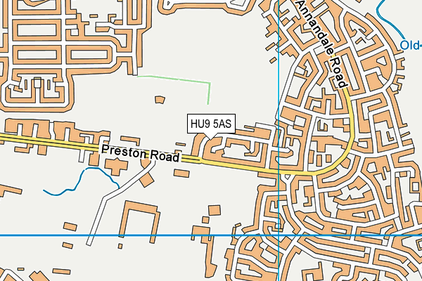 HU9 5AS map - OS VectorMap District (Ordnance Survey) HU9 5AS map - OS VectorMap District (Ordnance Survey)