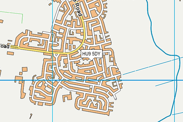 HU9 5DY map - OS VectorMap District (Ordnance Survey) HU9 5DY map - OS VectorMap District (Ordnance Survey)