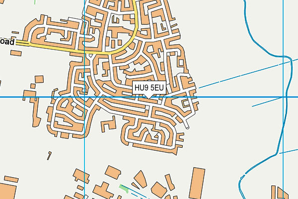 HU9 5EU map - OS VectorMap District (Ordnance Survey) HU9 5EU map - OS VectorMap District (Ordnance Survey)