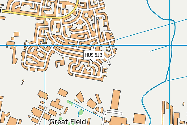 HU9 5JB map - OS VectorMap District (Ordnance Survey) HU9 5JB map - OS VectorMap District (Ordnance Survey)