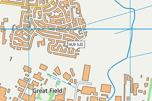 HU9 5JD map - OS VectorMap District (Ordnance Survey) HU9 5JD map - OS VectorMap District (Ordnance Survey)