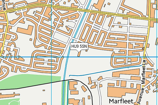 HU9 5SN map - OS VectorMap District (Ordnance Survey) HU9 5SN map - OS VectorMap District (Ordnance Survey)