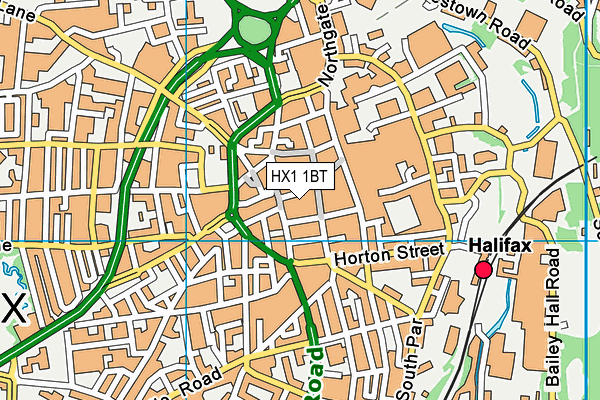 HX1 1BT map - OS VectorMap District (Ordnance Survey) HX1 1BT map - OS VectorMap District (Ordnance Survey)
