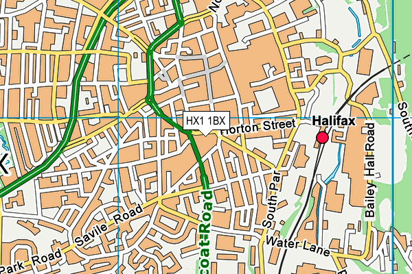 HX1 1BX map - OS VectorMap District (Ordnance Survey) HX1 1BX map - OS VectorMap District (Ordnance Survey)