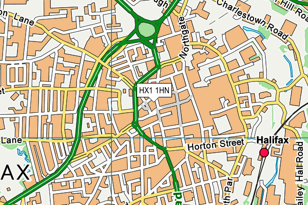 HX1 1HN map - OS VectorMap District (Ordnance Survey) HX1 1HN map - OS VectorMap District (Ordnance Survey)