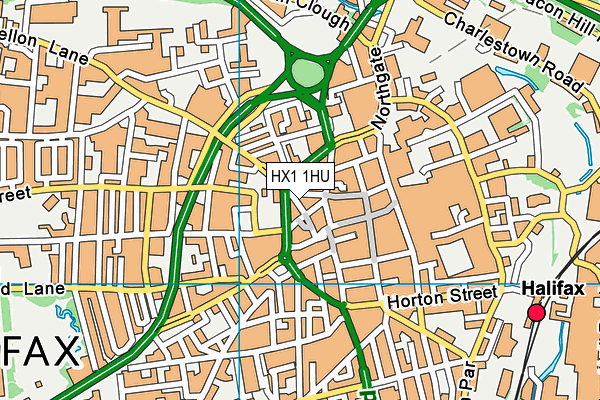 HX1 1HU map - OS VectorMap District (Ordnance Survey) HX1 1HU map - OS VectorMap District (Ordnance Survey)
