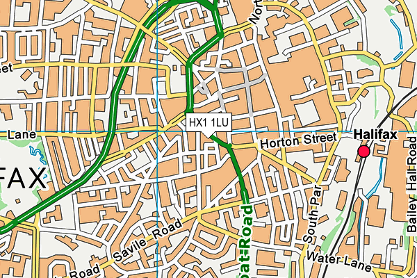 HX1 1LU map - OS VectorMap District (Ordnance Survey) HX1 1LU map - OS VectorMap District (Ordnance Survey)
