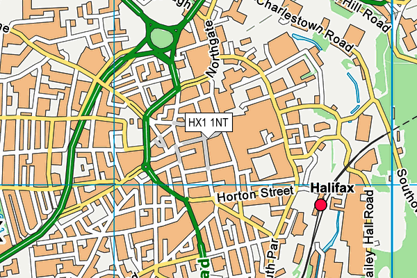 HX1 1NT map - OS VectorMap District (Ordnance Survey) HX1 1NT map - OS VectorMap District (Ordnance Survey)