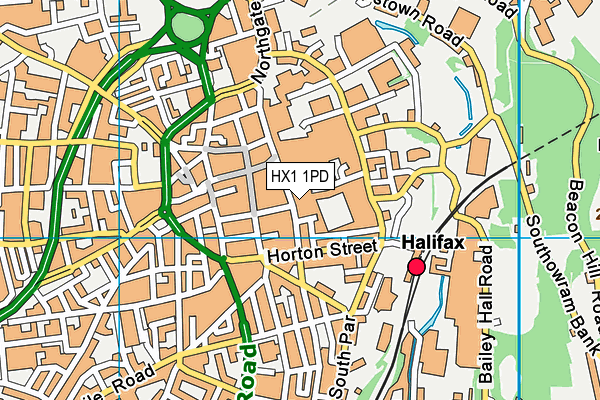 HX1 1PD map - OS VectorMap District (Ordnance Survey) HX1 1PD map - OS VectorMap District (Ordnance Survey)