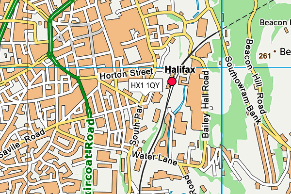 HX1 1QY map - OS VectorMap District (Ordnance Survey) HX1 1QY map - OS VectorMap District (Ordnance Survey)