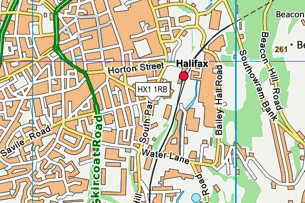 HX1 1RB map - OS VectorMap District (Ordnance Survey) HX1 1RB map - OS VectorMap District (Ordnance Survey)