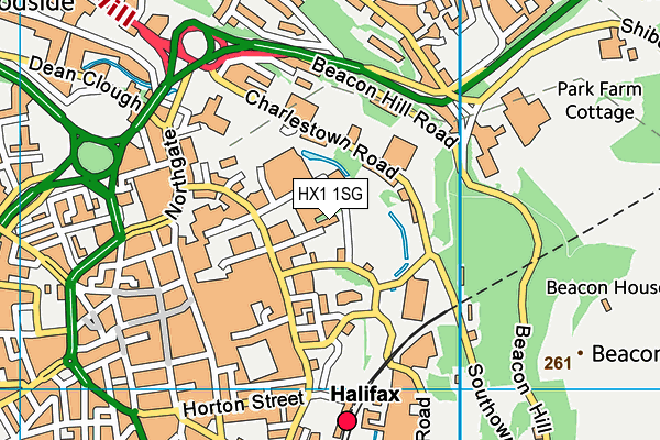 HX1 1SG map - OS VectorMap District (Ordnance Survey) HX1 1SG map - OS VectorMap District (Ordnance Survey)