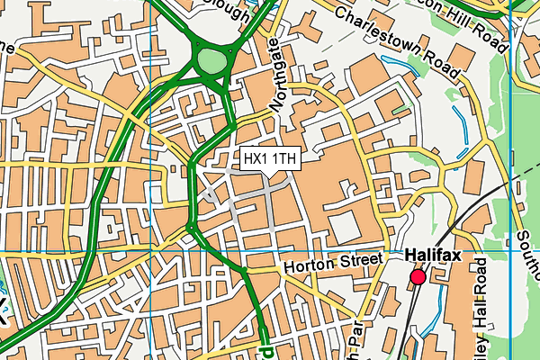 HX1 1TH map - OS VectorMap District (Ordnance Survey) HX1 1TH map - OS VectorMap District (Ordnance Survey)
