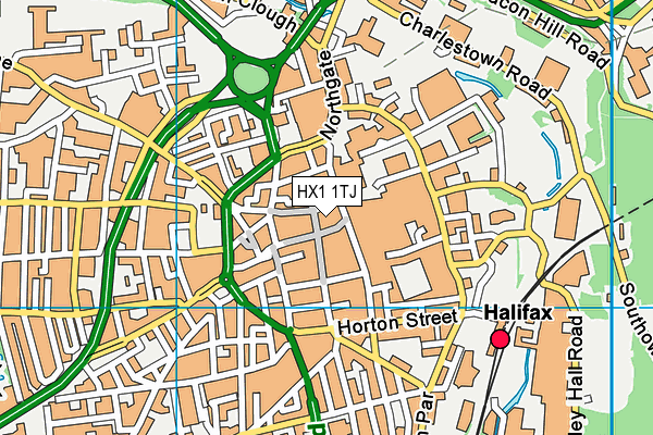 HX1 1TJ map - OS VectorMap District (Ordnance Survey) HX1 1TJ map - OS VectorMap District (Ordnance Survey)