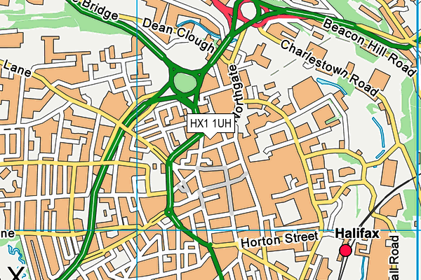 HX1 1UH map - OS VectorMap District (Ordnance Survey) HX1 1UH map - OS VectorMap District (Ordnance Survey)