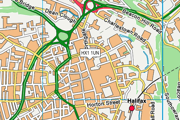 HX1 1UN map - OS VectorMap District (Ordnance Survey) HX1 1UN map - OS VectorMap District (Ordnance Survey)