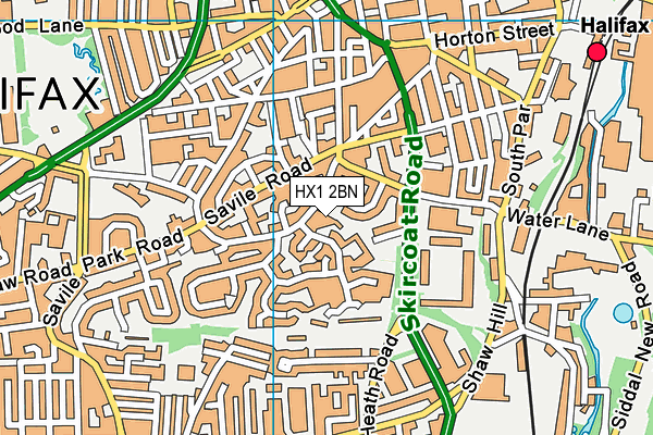 HX1 2BN map - OS VectorMap District (Ordnance Survey) HX1 2BN map - OS VectorMap District (Ordnance Survey)