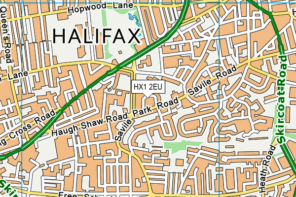 HX1 2EU map - OS VectorMap District (Ordnance Survey) HX1 2EU map - OS VectorMap District (Ordnance Survey)