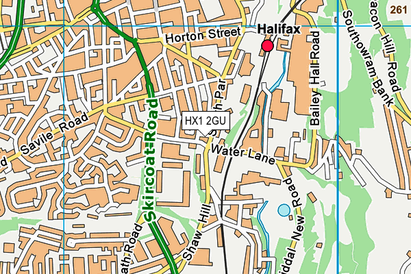 HX1 2GU map - OS VectorMap District (Ordnance Survey) HX1 2GU map - OS VectorMap District (Ordnance Survey)