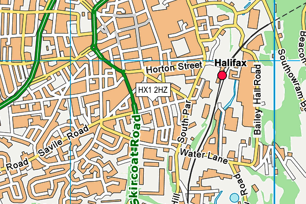 HX1 2HZ map - OS VectorMap District (Ordnance Survey) HX1 2HZ map - OS VectorMap District (Ordnance Survey)