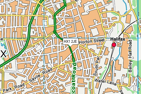 HX1 2JE map - OS VectorMap District (Ordnance Survey) HX1 2JE map - OS VectorMap District (Ordnance Survey)
