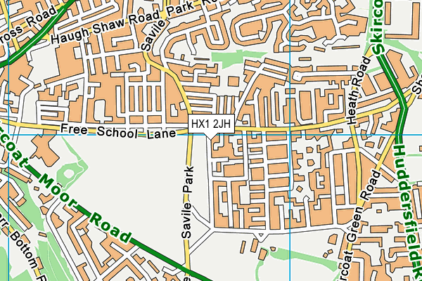 HX1 2JH map - OS VectorMap District (Ordnance Survey) HX1 2JH map - OS VectorMap District (Ordnance Survey)