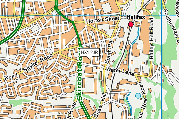 HX1 2JR map - OS VectorMap District (Ordnance Survey) HX1 2JR map - OS VectorMap District (Ordnance Survey)
