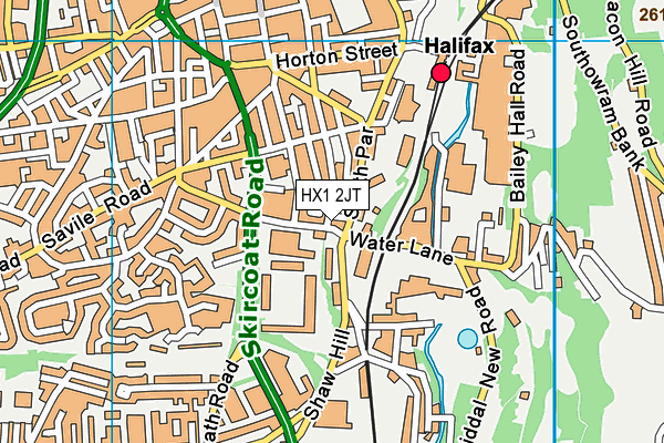 HX1 2JT map - OS VectorMap District (Ordnance Survey) HX1 2JT map - OS VectorMap District (Ordnance Survey)
