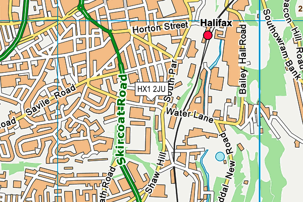 HX1 2JU map - OS VectorMap District (Ordnance Survey) HX1 2JU map - OS VectorMap District (Ordnance Survey)
