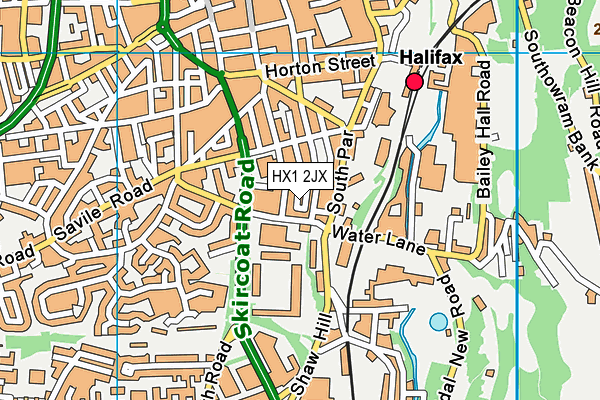HX1 2JX map - OS VectorMap District (Ordnance Survey) HX1 2JX map - OS VectorMap District (Ordnance Survey)