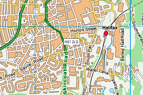 HX1 2LG map - OS VectorMap District (Ordnance Survey) HX1 2LG map - OS VectorMap District (Ordnance Survey)