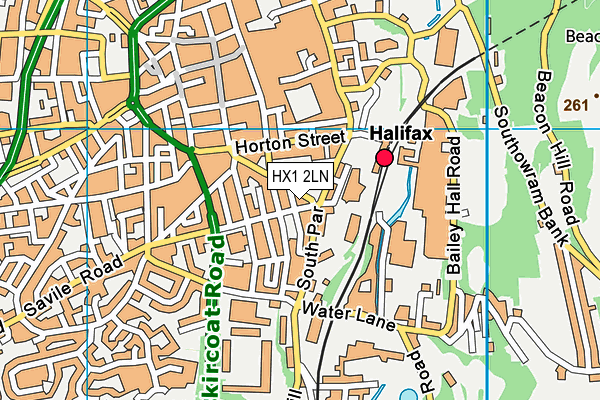 HX1 2LN map - OS VectorMap District (Ordnance Survey) HX1 2LN map - OS VectorMap District (Ordnance Survey)