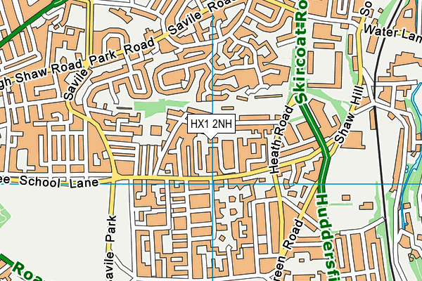 HX1 2NH map - OS VectorMap District (Ordnance Survey) HX1 2NH map - OS VectorMap District (Ordnance Survey)