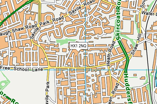 HX1 2NQ map - OS VectorMap District (Ordnance Survey) HX1 2NQ map - OS VectorMap District (Ordnance Survey)