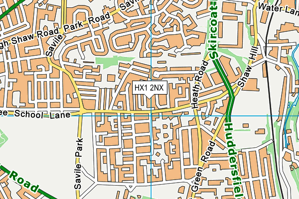 HX1 2NX map - OS VectorMap District (Ordnance Survey) HX1 2NX map - OS VectorMap District (Ordnance Survey)