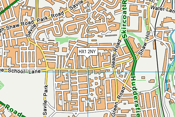 HX1 2NY map - OS VectorMap District (Ordnance Survey) HX1 2NY map - OS VectorMap District (Ordnance Survey)