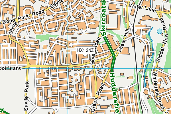 HX1 2NZ map - OS VectorMap District (Ordnance Survey) HX1 2NZ map - OS VectorMap District (Ordnance Survey)