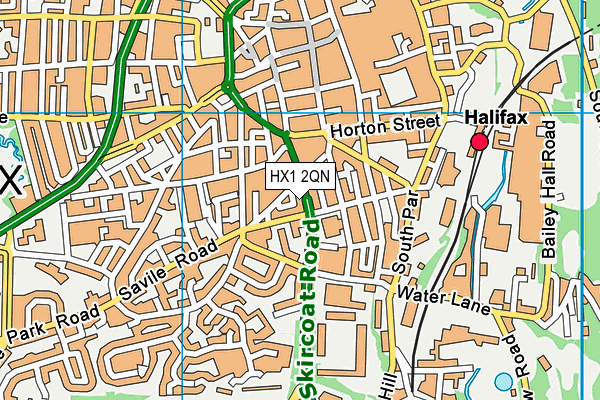 HX1 2QN map - OS VectorMap District (Ordnance Survey) HX1 2QN map - OS VectorMap District (Ordnance Survey)