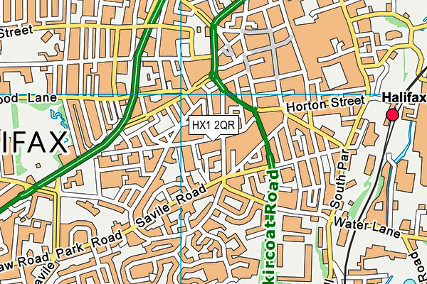 HX1 2QR map - OS VectorMap District (Ordnance Survey) HX1 2QR map - OS VectorMap District (Ordnance Survey)