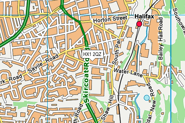 HX1 2QZ map - OS VectorMap District (Ordnance Survey) HX1 2QZ map - OS VectorMap District (Ordnance Survey)