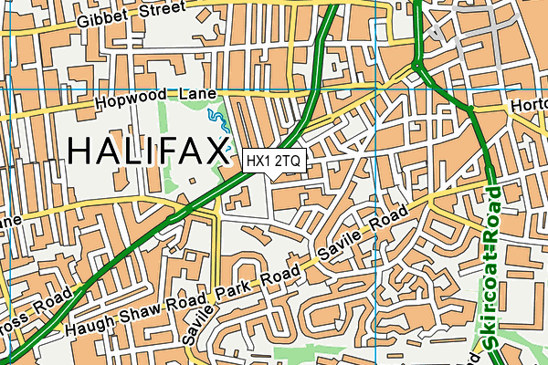 HX1 2TQ map - OS VectorMap District (Ordnance Survey) HX1 2TQ map - OS VectorMap District (Ordnance Survey)