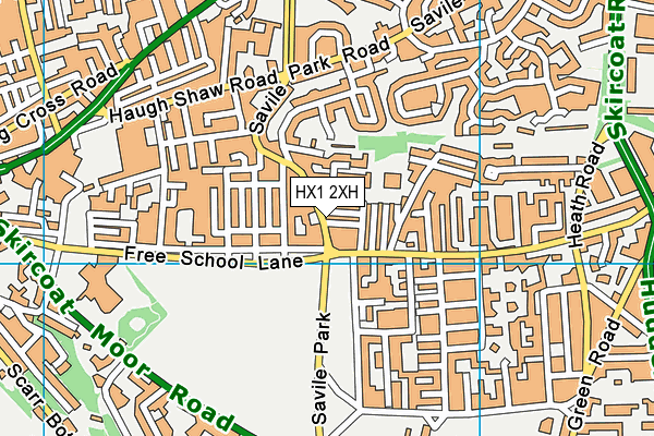 HX1 2XH map - OS VectorMap District (Ordnance Survey) HX1 2XH map - OS VectorMap District (Ordnance Survey)