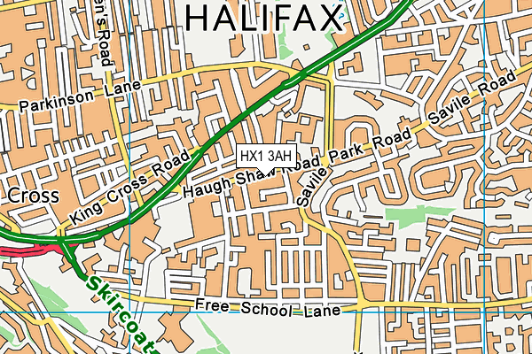 HX1 3AH map - OS VectorMap District (Ordnance Survey) HX1 3AH map - OS VectorMap District (Ordnance Survey)