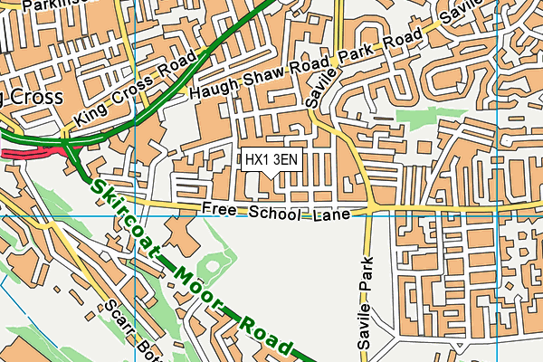 HX1 3EN map - OS VectorMap District (Ordnance Survey) HX1 3EN map - OS VectorMap District (Ordnance Survey)