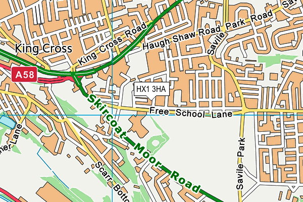 HX1 3HA map - OS VectorMap District (Ordnance Survey) HX1 3HA map - OS VectorMap District (Ordnance Survey)