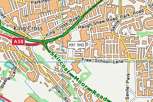 HX1 3HG map - OS VectorMap District (Ordnance Survey) HX1 3HG map - OS VectorMap District (Ordnance Survey)