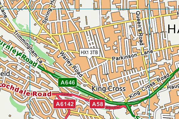 HX1 3TB map - OS VectorMap District (Ordnance Survey) HX1 3TB map - OS VectorMap District (Ordnance Survey)